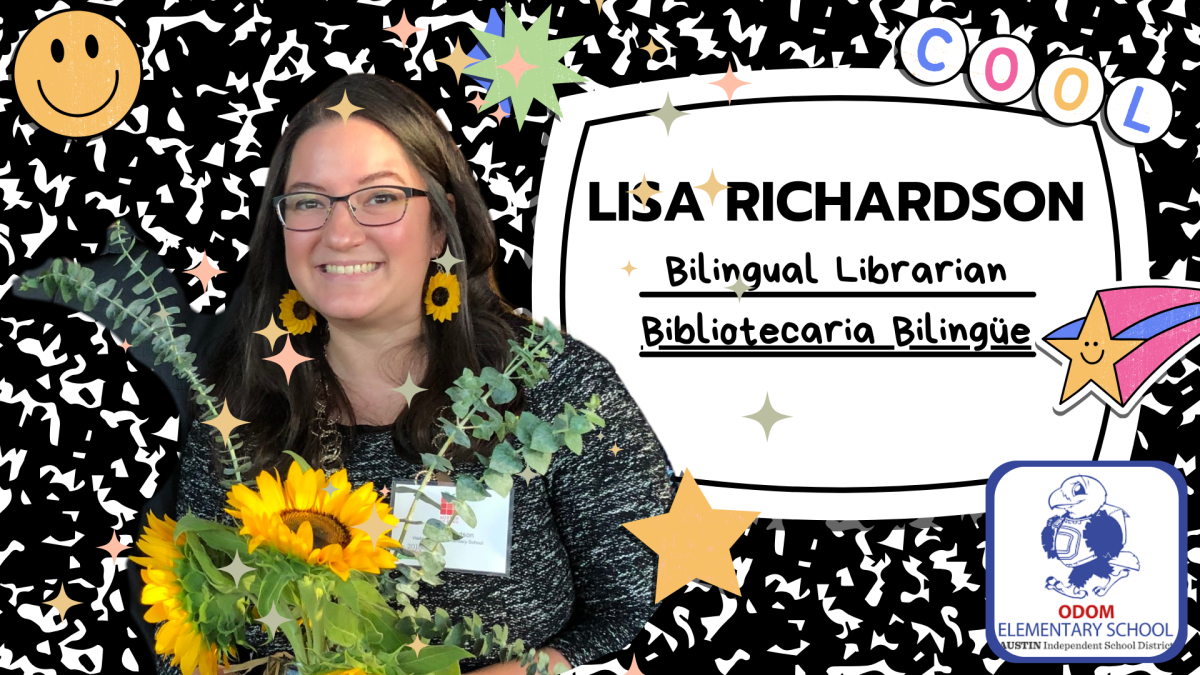 picture of incredible librarian holding sunflowers and trying not to be weird
